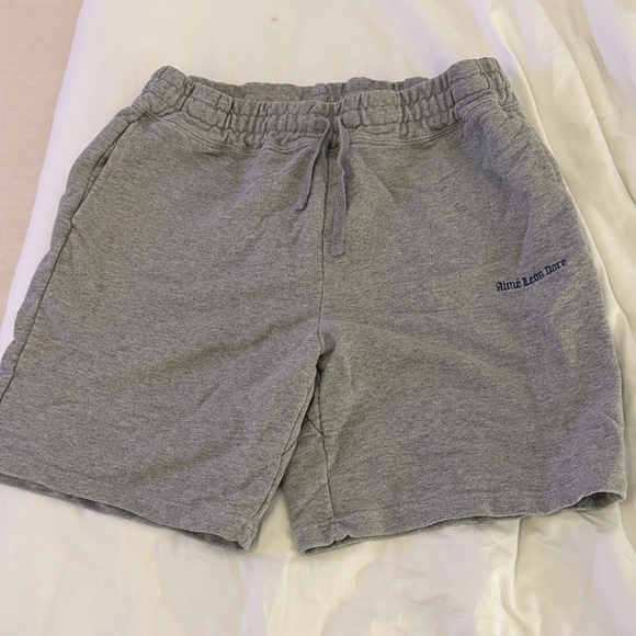 Aime leon dore Gray sweatshorts Men's Shorts - Picture 1 of 4